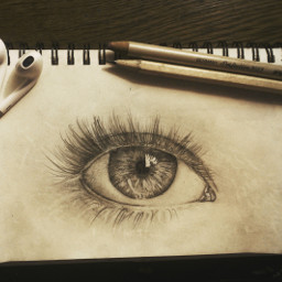 drawing draw pencil art eyes