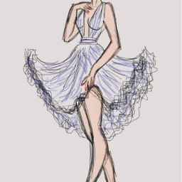 wdpcouture couture sketch oldhollywoodglamour classicbeauty